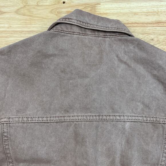 Wild Fable Women's Brown Denim Mineral Dyed Trucker Vest - Size Medium - NWT - Picture 11 of 11